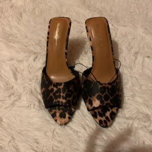 River Island Leopard Print Mules
